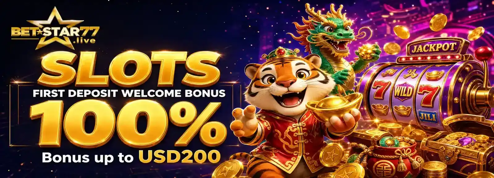 100% Slots Welcome Bonus